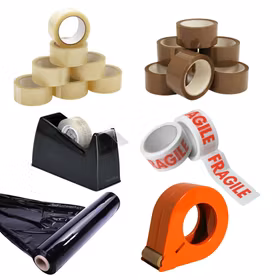 Postorderpåse.se > Tape, tape dispensers & stretch film