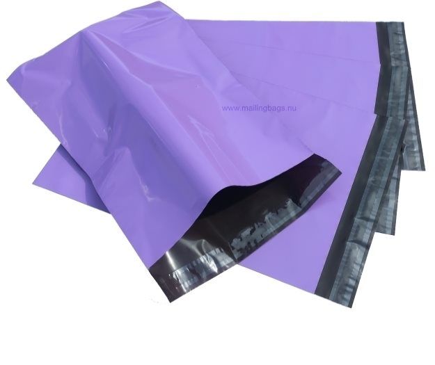 Lila mailingbag/postorderpåse i storlek X-Small. E-handelspåse med mått 12x21cm