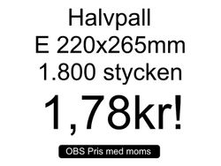 Bubbelpåsar storlek E 22x26cm Från 1,75 kr!