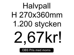Bubbelpåsar storlek H 27x36cm Från 2,65 kr!