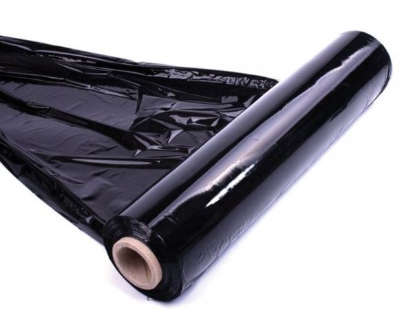 Black stretch film