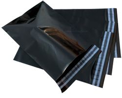 Mailing bags Black Small 19x29cm