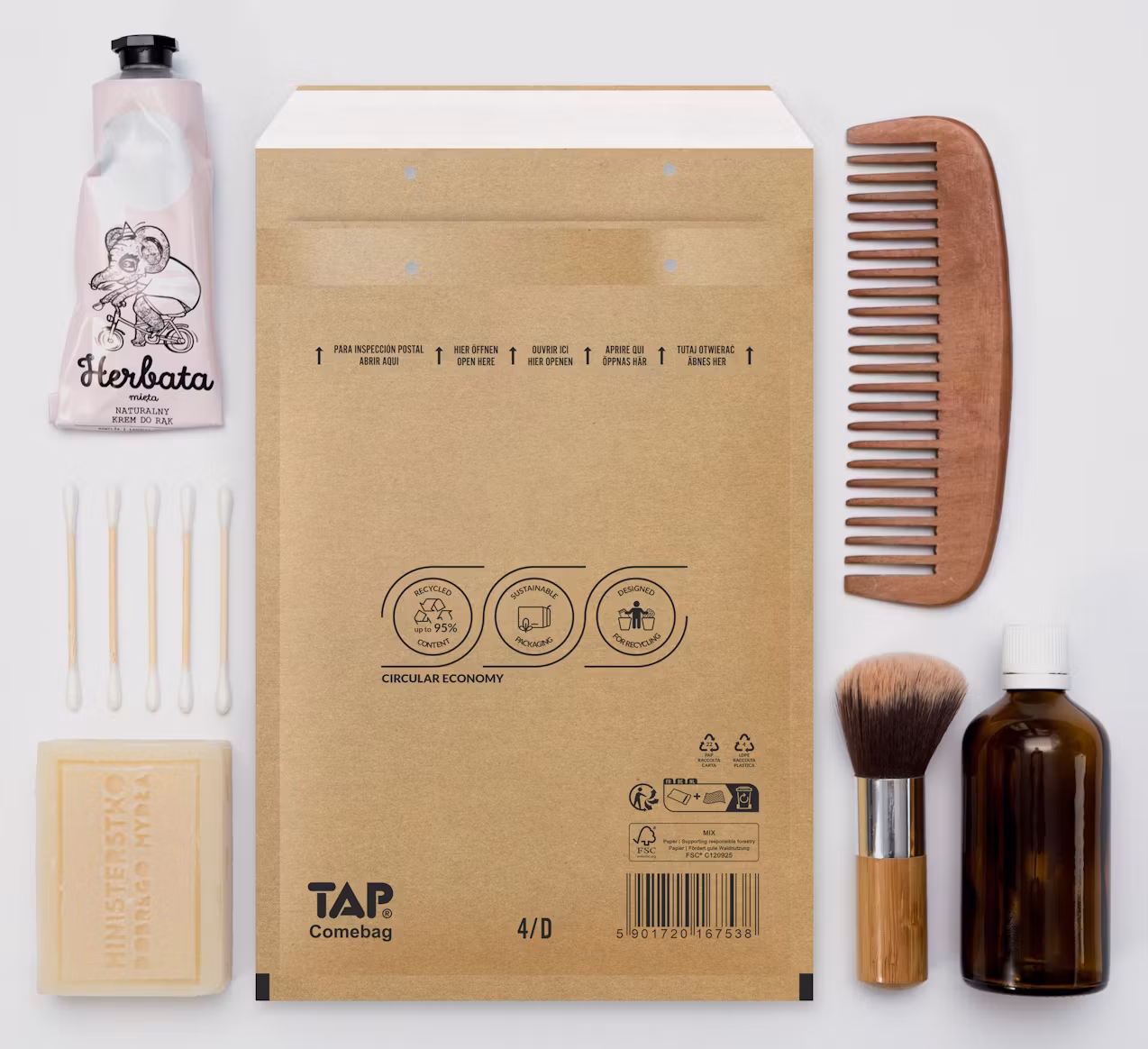 Bubble mailers size A 10x16cm