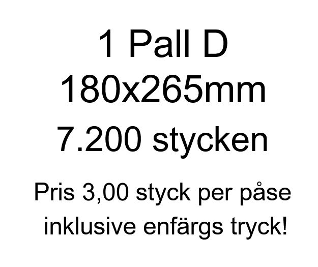 Bubbelkuvert äkta Air Pro! Pris med tryck.