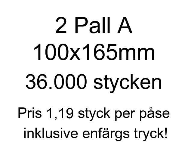 Bubbelkuvert äkta Air Pro! Pris med tryck.