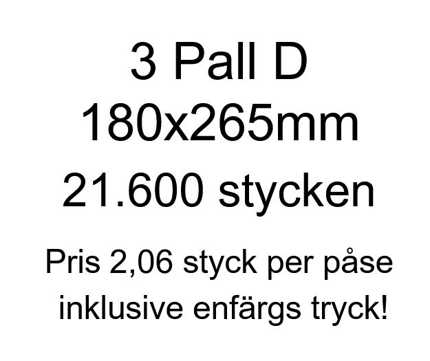 Bubbelkuvert äkta Air Pro! Pris med tryck.