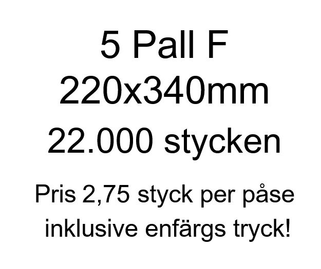 Bubbelkuvert äkta Air Pro! Pris med tryck.