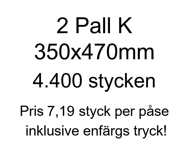 Bubbelkuvert äkta Air Pro! Pris med tryck.