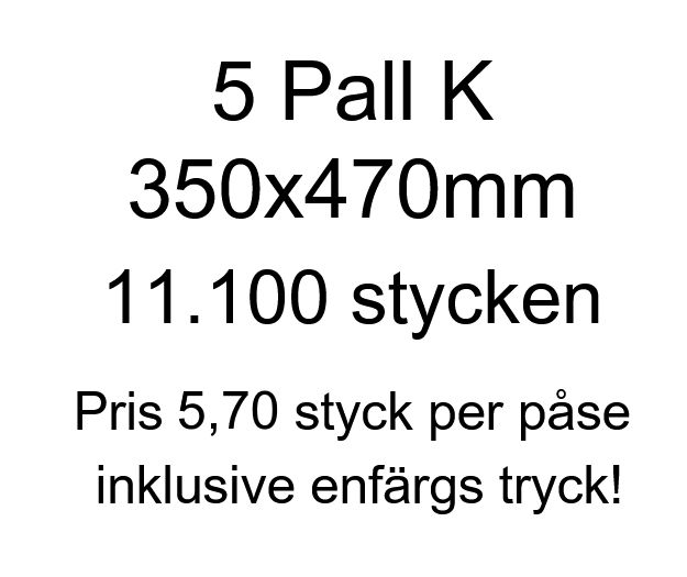 Bubbelkuvert äkta Air Pro! Pris med tryck.