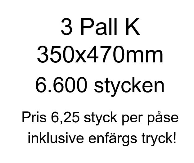 Bubbelkuvert äkta Air Pro! Pris med tryck.