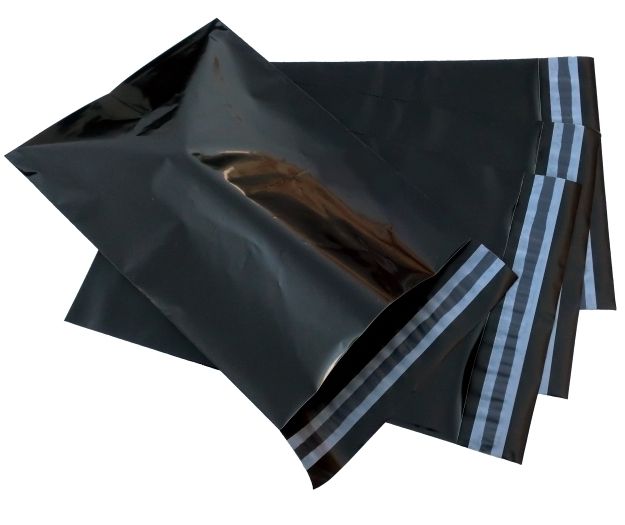 Postorderpåsar Svarta X-Small 12x21cm