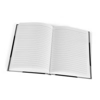 Anteckningsbok A5 Linjerad Silver. Från 28,6kr!