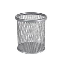 Rund Pennkopp i silver mesh. Från 12kr!