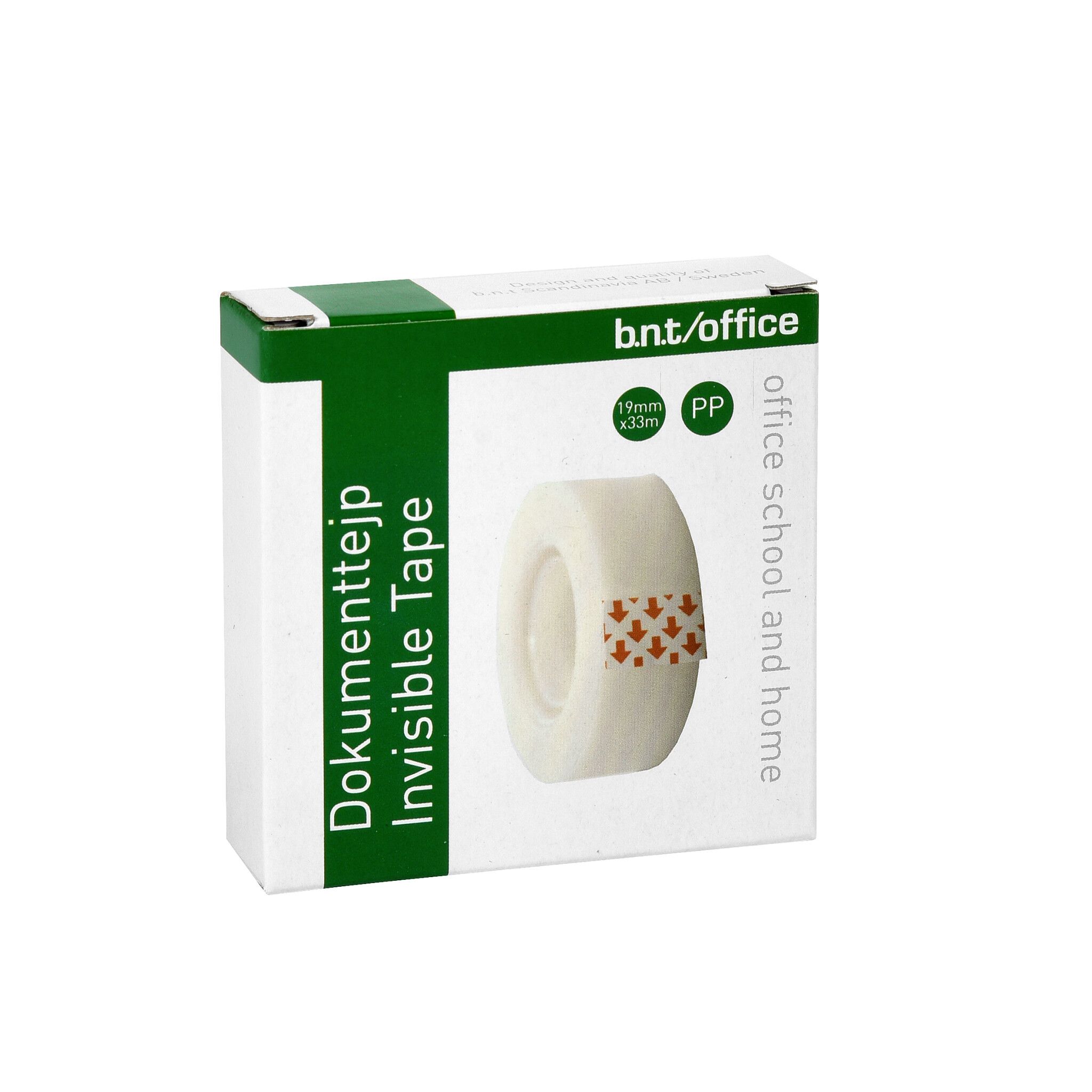 Dokumenttape 33m x 19mm.