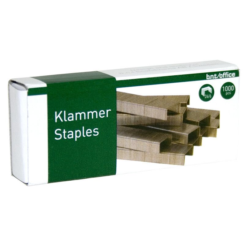 Staples 26/6 1000-Pack