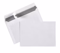 Kuvert C6 Peel & Seal Vita. Från 0,47kr/kuvert