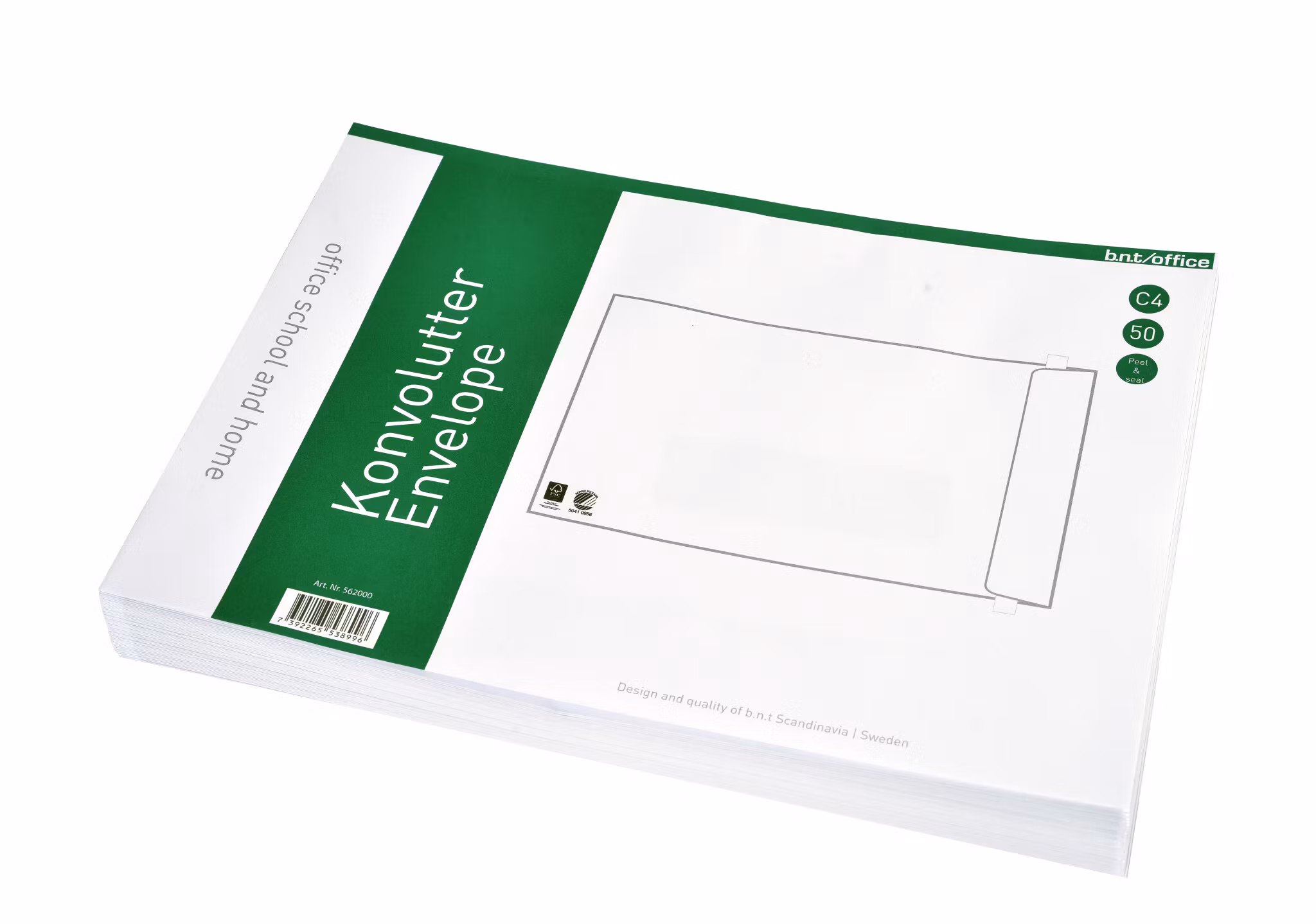 Envelope C4P Peel & Seal White