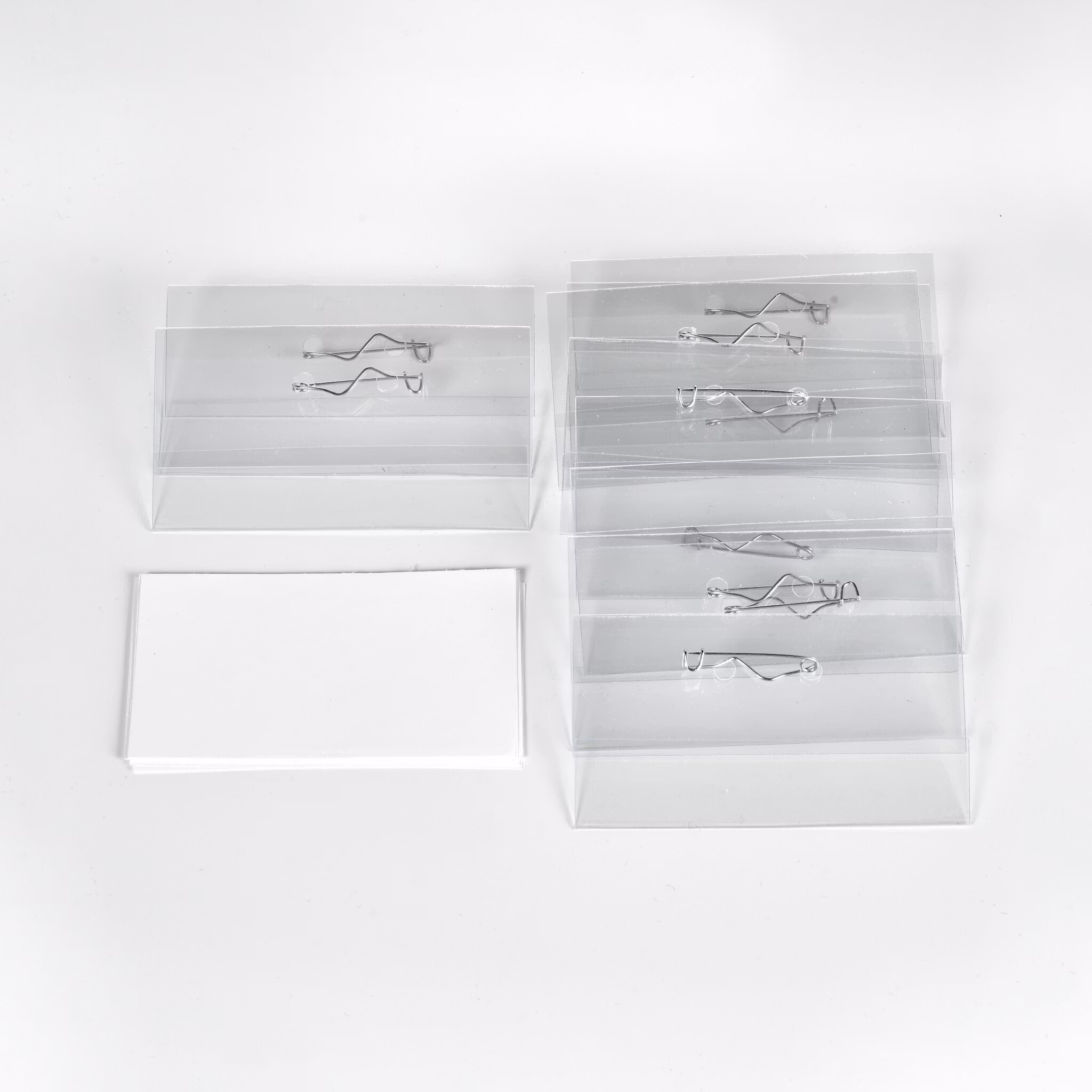 Namnskylt Nål 90x50mm 10-Pack