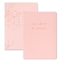KOZO Anteckningsbok A5 2-Pack Rosa. Från 66kr!