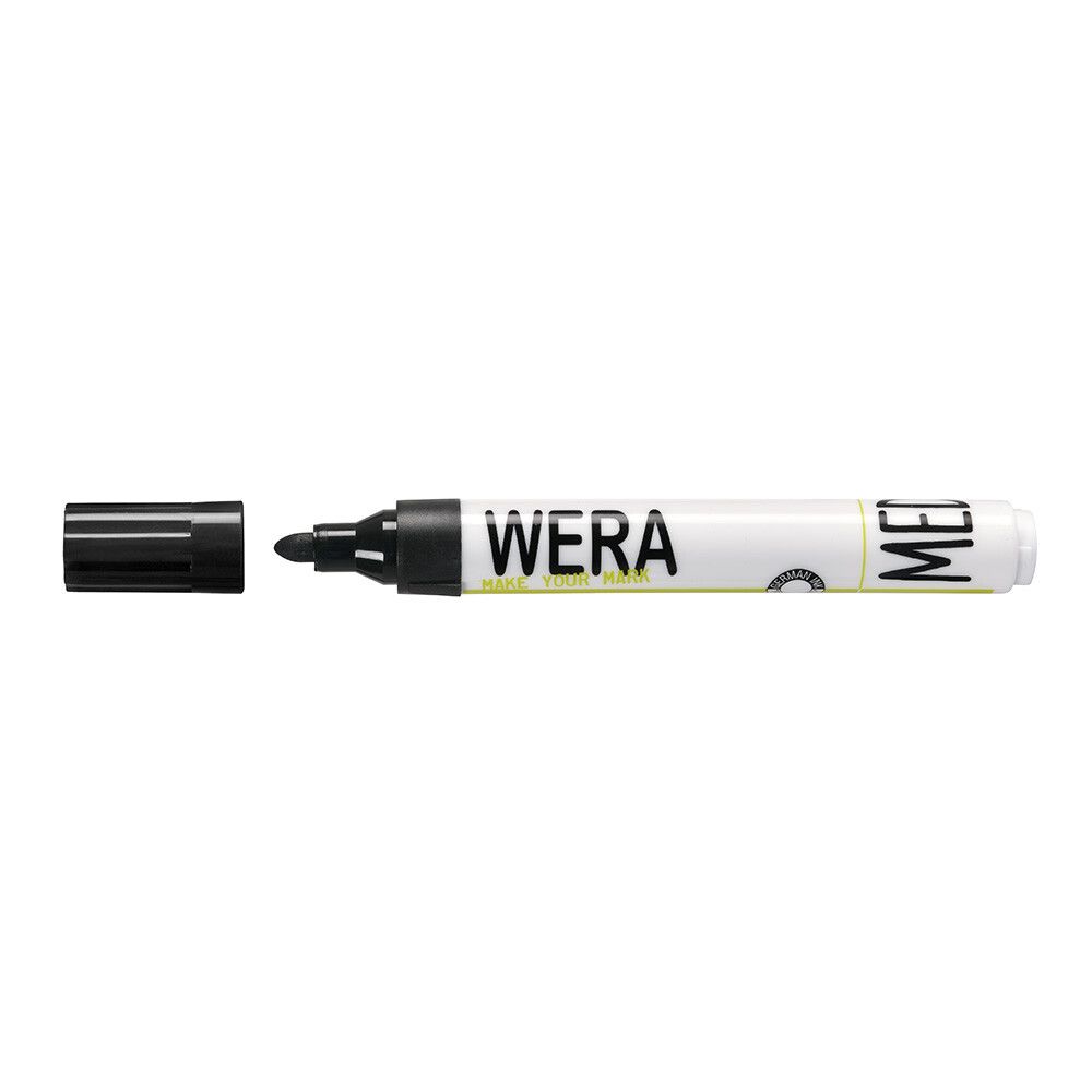 Wera Whiteboardpen 1-3 mm Sort.