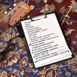 Skriveplade A4 Enkel Sort.