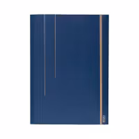 KOZO A4 Gummisnoddsmapp Papp Navy. Från 56,6kr!