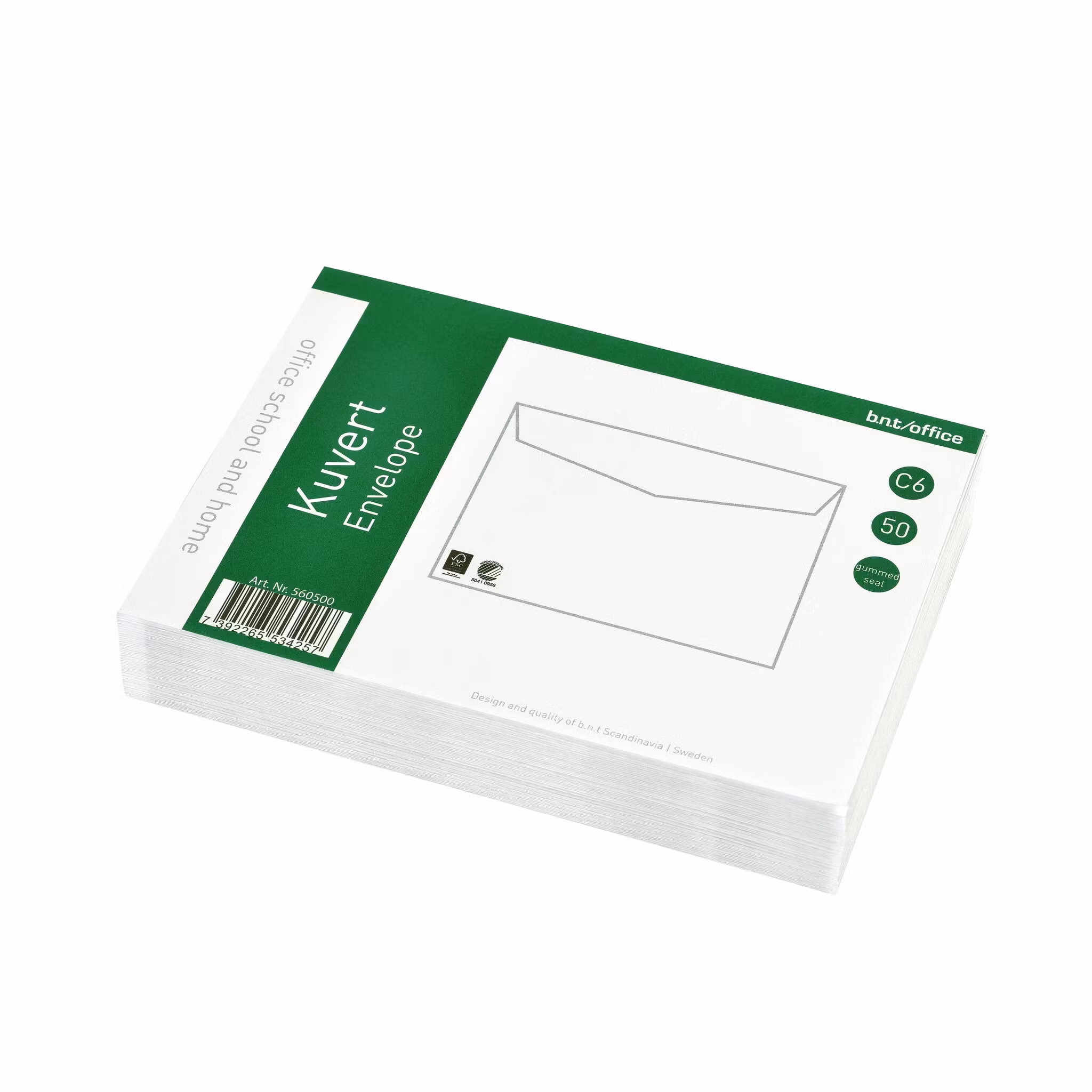 Envelope C6 Gummed Seal White