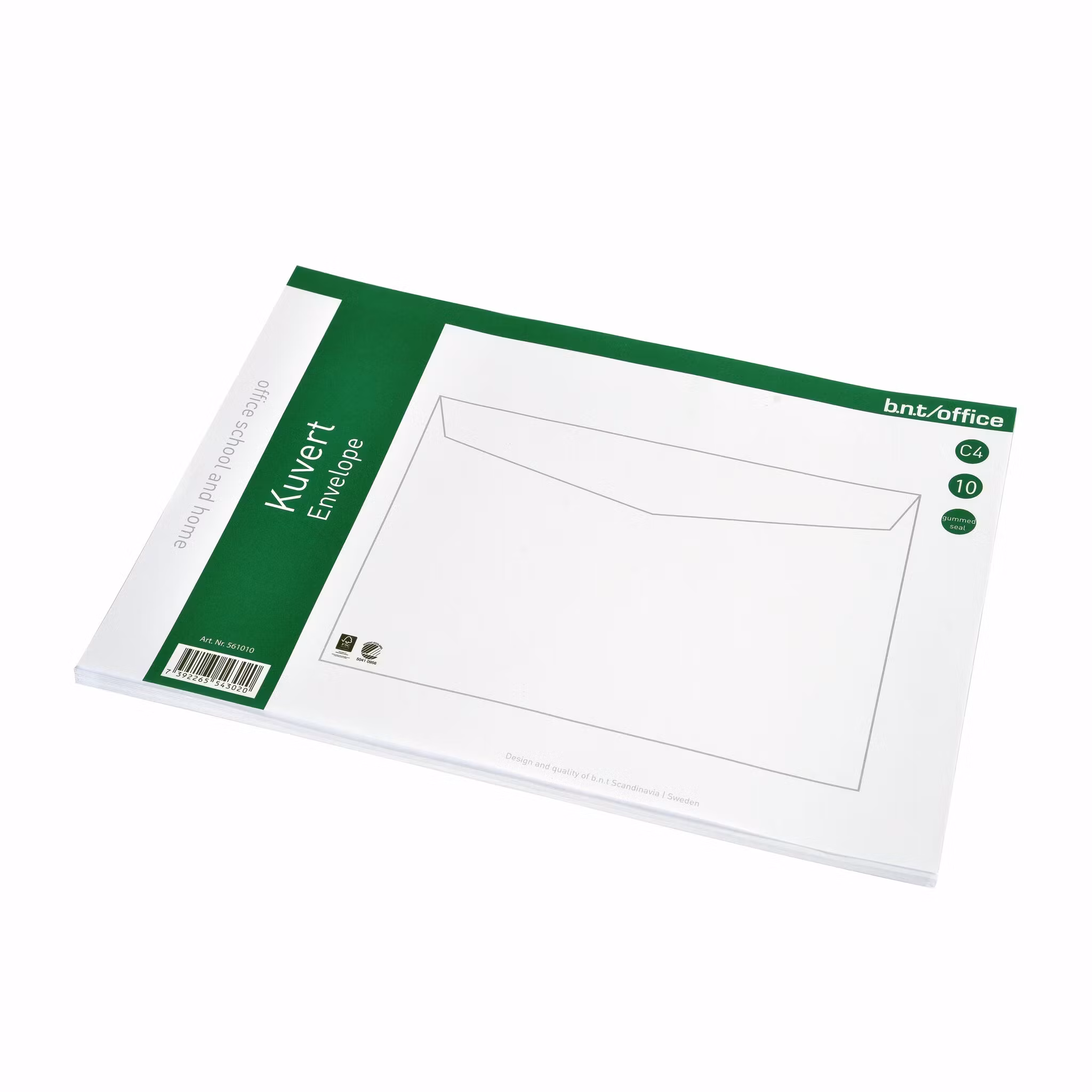 Envelope C4 Gummed Seal White