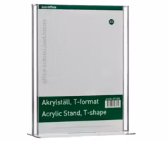 Akrylskilt A5 L/T format