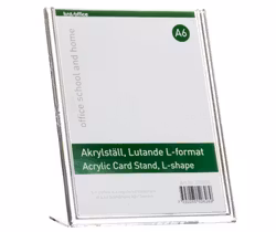 Akrylskilt A6 L/T format