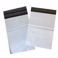 Postorderpåsar Vita 3XL med Dubbel Limremsa 40x68cm