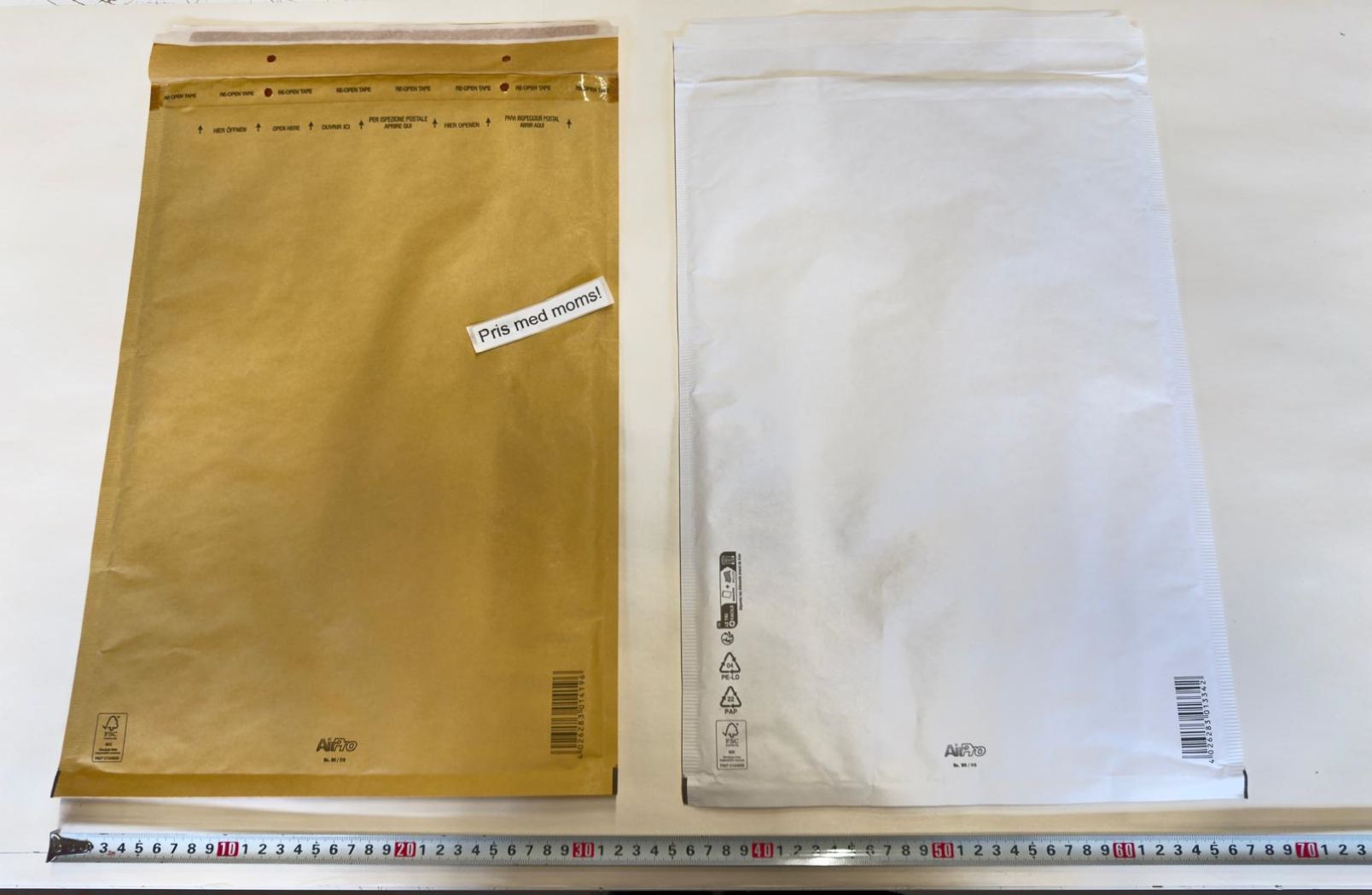 Bubble mailers size I 30x44cm