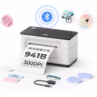 Munbyn termisk etikettskrivare 300DPI !!