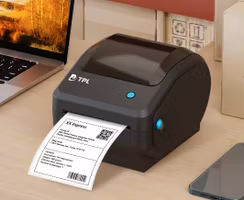 Etikettskrivare TPL termisk med USB. Vit eller Svart. 799 + moms!
