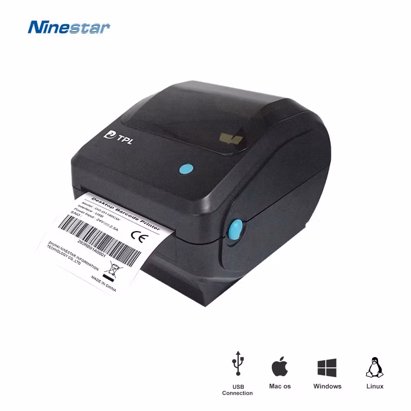 Etikettskrivare TPL termisk med USB. Vit eller Svart. 799 + moms!