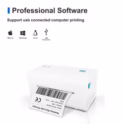 Etikettskrivare TPL termisk med USB. Vit. 639 + moms!