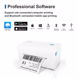 Etikettskrivare TPL termisk med Bluetooth, Wifi och USB. Vit. 799 + moms!