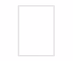 1 etikett/A4. Ca 200 x 289mm. Självhäftande etiketter till din skrivare