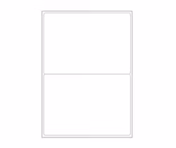 2 etiketter/A4. Ca 200 x 144mm. Självhäftande etiketter till din skrivare