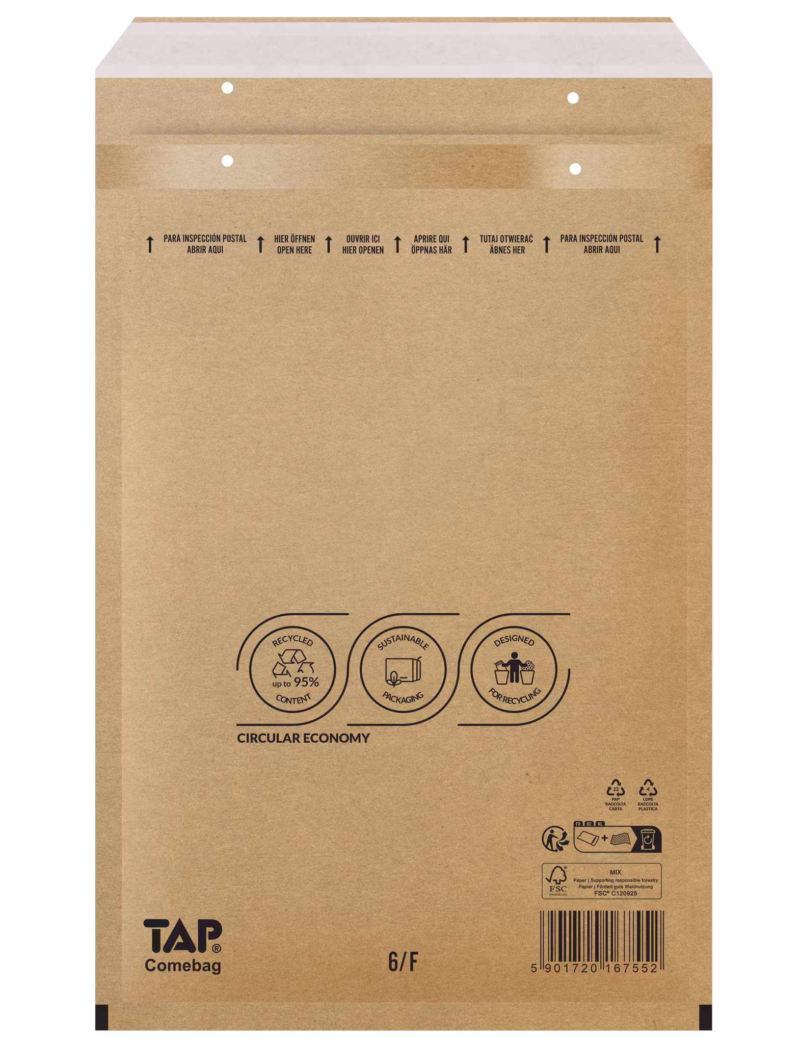 Bubble mailers size A 10x16cm