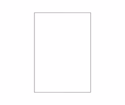 1 label/A4. Approx 210 x 297mm. Self-adhesive labels for your printer