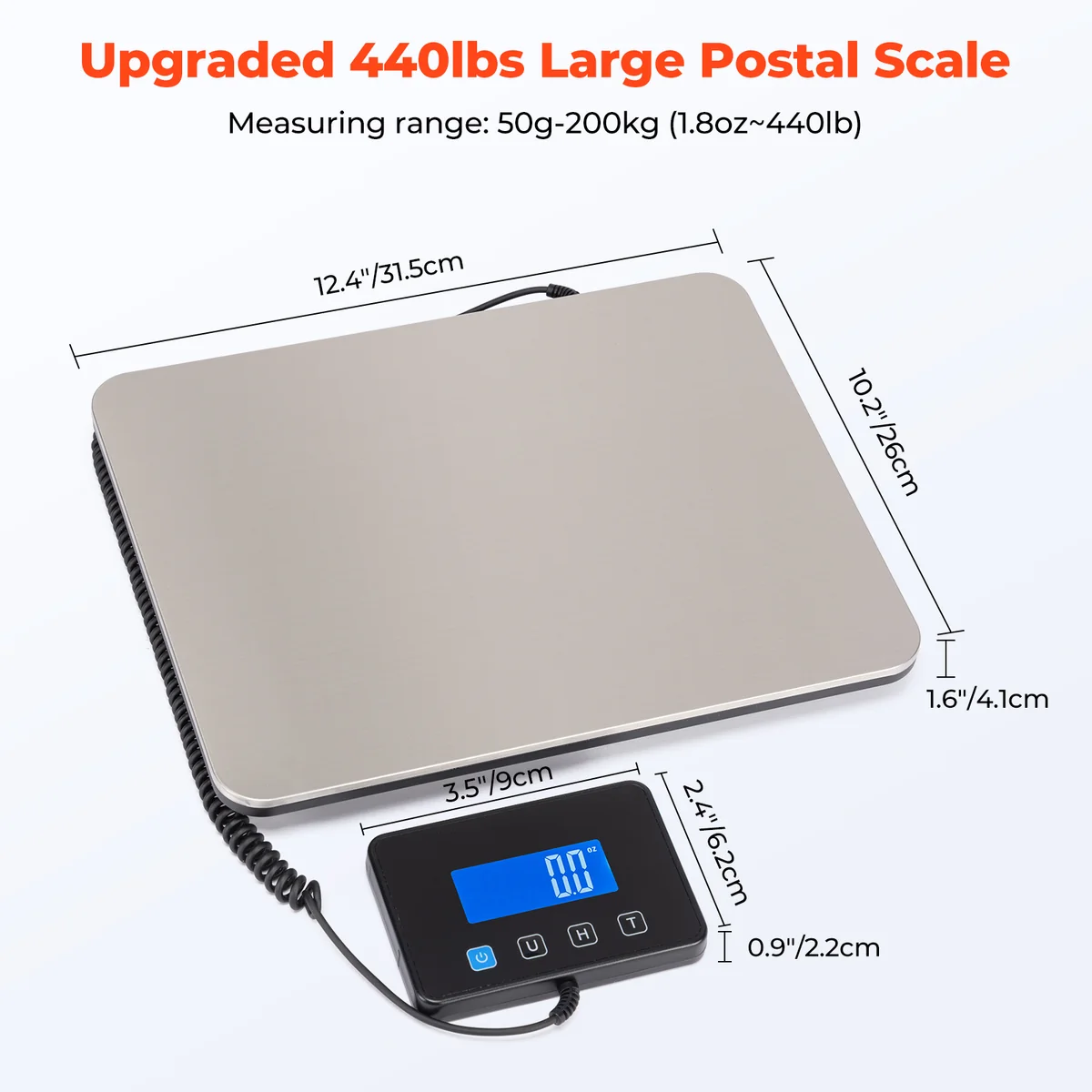 Frakt och Paketvåg 795kr! Max 200kg. Noggrannhet 50gr