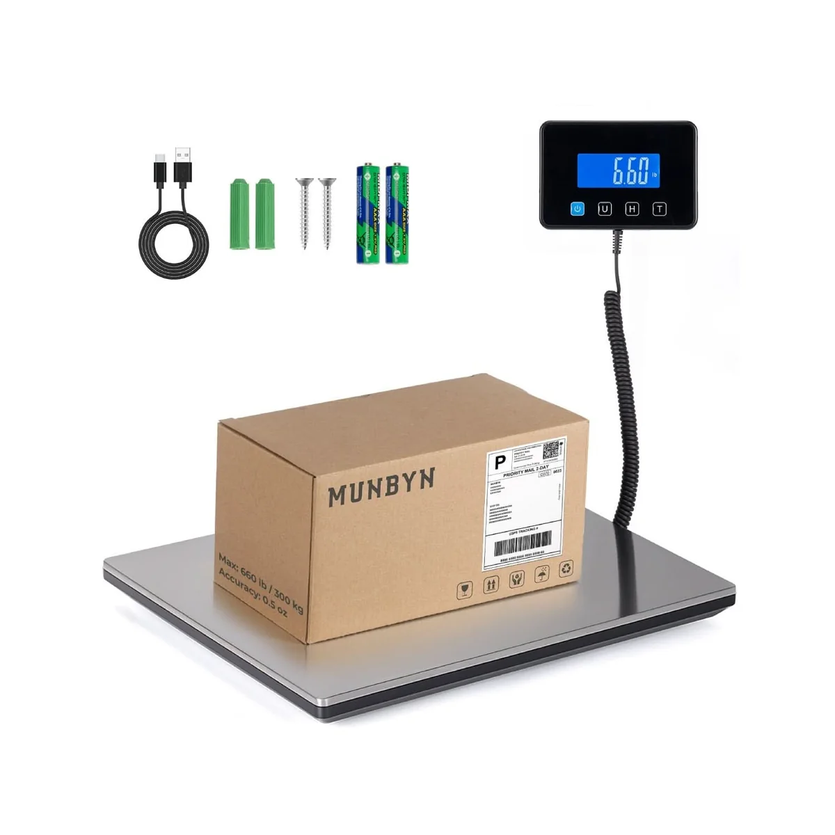 Frakt och Paketvåg 895kr! Max 300kg. Noggrannhet 50gr
