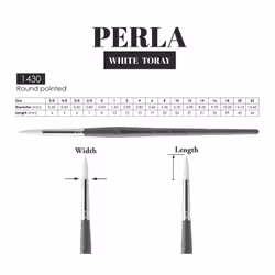 Escoda-Perla round toray-1430-10