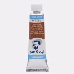 Van Gogh-akvarell-10ml-S1-411-burnt sienna