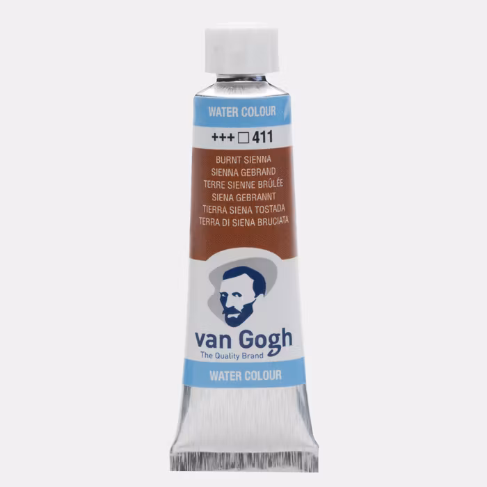 Van Gogh-akvarell-10ml-S1-411-burnt sienna