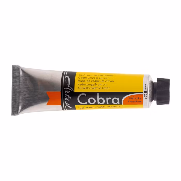 Cobra-artist-40ml-207-cadmium. Yellow lemon