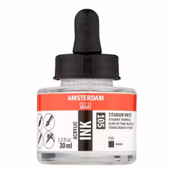 Amsterdam ink-30ml-105-titanium white