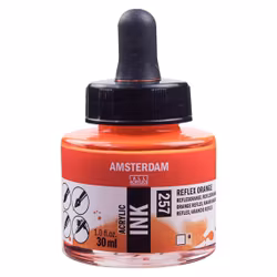 Amsterdam ink-30ml-257-reflex orange