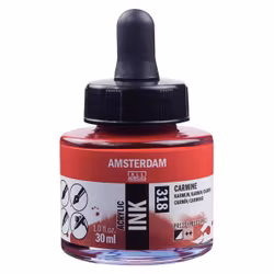 Amsterdam ink-30ml-318-carmine